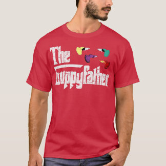 T-shirt Le Père Guppys Papa Papa Pa Papa Papa Guppies Aqua
