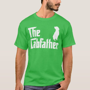 T-shirt Le père Lab drôle cadeau papa labrador fille famil