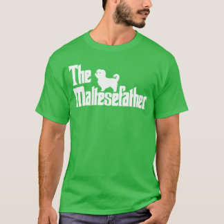 T-shirt Le père maltais Drôle de père maltais Amoureux de