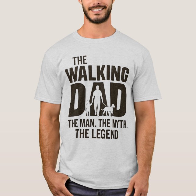 T-shirt Le Père Marche - L'Homme, Le Mythe, La Légende (Devant)