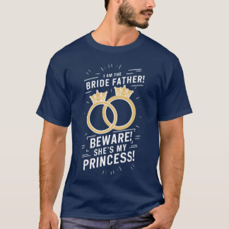 T-shirt Le Père Marié Shes Mon ami Princesse