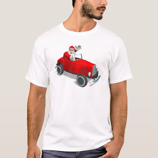 T-shirt Le Père Noël Dans La Barre Chaude (Devant)