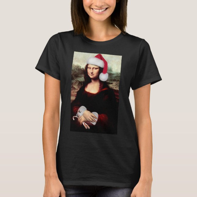 T-shirt Le Père Noël de Mona Lisa (Devant)