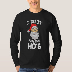 T-shirt Le Père Noël Décembre présente Reindeer Family Chr