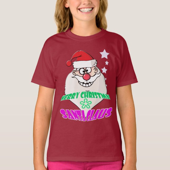T-shirt Le Père Noël drôle (Devant)