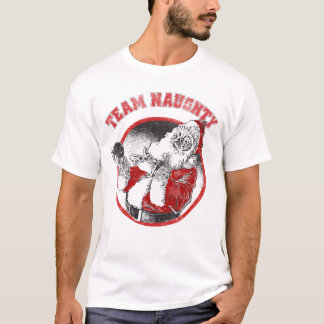 T-shirt Le père noël - équipe vilaine