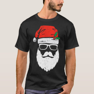 T-shirt Le Père Noël Fait Face Aux Sungels Avec La Barbe C
