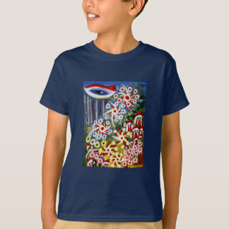 T-shirt Le Père Noël hantant plaisir festif