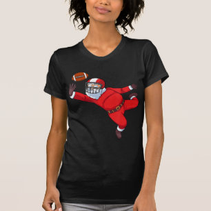T-shirt Le Père Noël joue au football