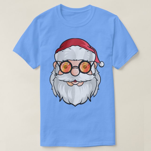 T-shirt Le Père Noël Porte Des Lunettes De Soleil Pour Noë (Design devant)