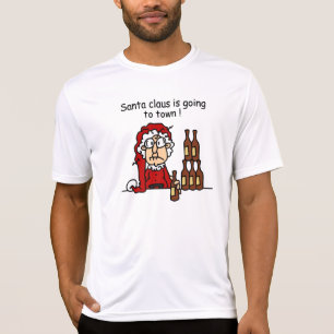 T-shirt Le Père Noël va en ville