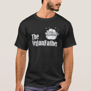 T-shirt Le père végan nourriture crue végane À base de p