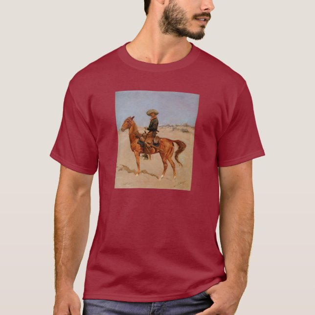 T-shirt Le perforateur de Frederic Remington (1895) (Devant)