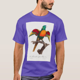 T-shirt Le perroquet bleu Pionus menstruus de Natura