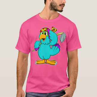 T-shirt Le perroquet comme nettoyant avec la pop