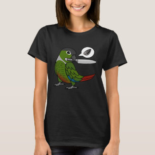 T-shirt Le Perroquet De Couteau Veut Des Graines I Green C