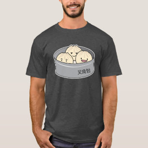 T-shirt Le petit déjeuner chinois de dim sum de petit pain