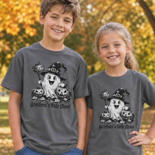 T-shirt Le Petit Fantôme de Grand-Mère Vintage Halloween E