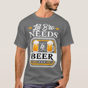 T-shirt Le Petit Frère a Besoin d'une Bière Mariée et Mari