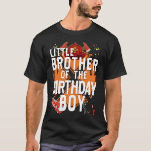 T-shirt Le Petit Frère De L'Enfant Fireman Matchin