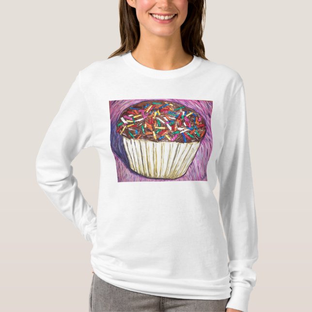 T-shirt Le "petit gâteau de chocolat avec arrose " (Devant)