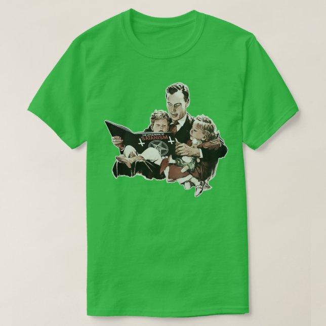 T-shirt Le petit livre du satanisme (Design devant)