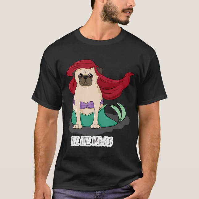 T-shirt Le Petit Mer-Pug (Devant)