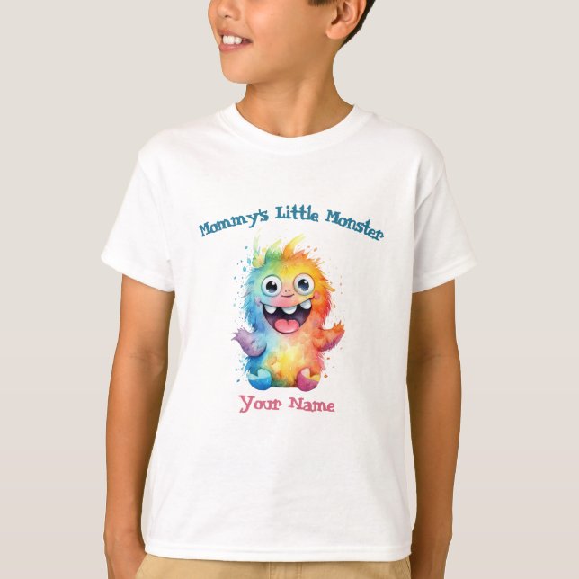 T-shirt Le petit monstre de maman VIII (Devant)
