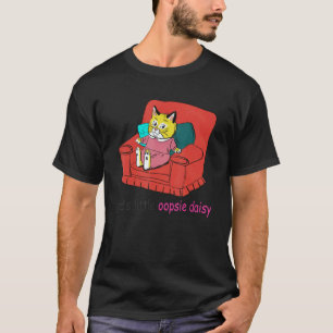 T-shirt Le petit oupsie daisy mignon de Dieu chat