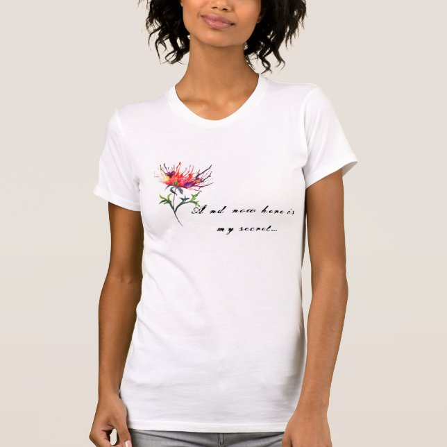 T-shirt Le petit prince… "et voici maintenant mon secret… (Devant)