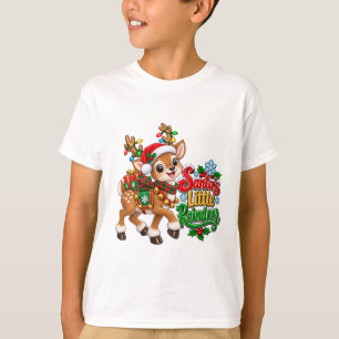 T-shirt Le petit renne de Noël du Père Noël