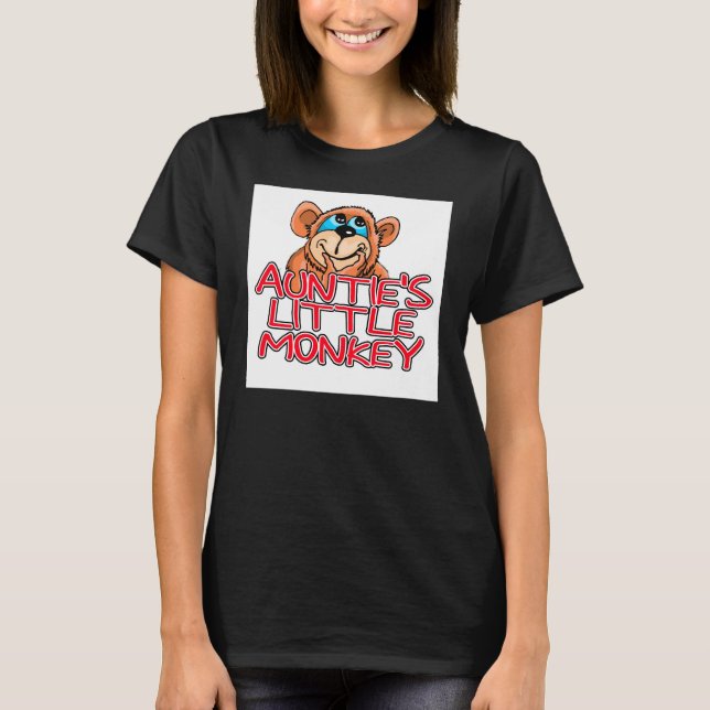 T-shirt Le petit singe de la tante (Devant)