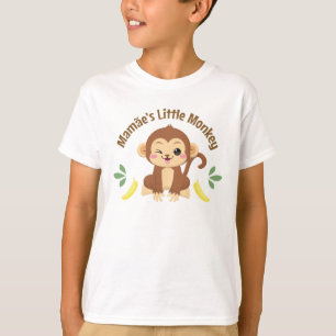 T-shirt Le petit singe de Mamãe