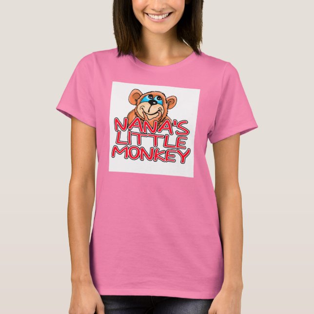 T-shirt Le petit singe de Nana (Devant)