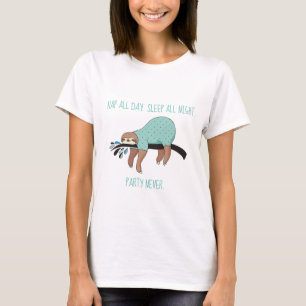 T-shirt Le petit somme toute la journée, dorment toute la