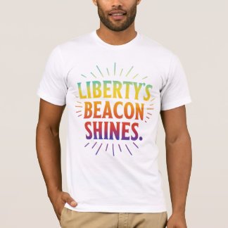 T-shirt Le phare de Liberty brille