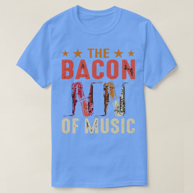 T-shirt Le phare du design musical Saxophone 4 (Design devant)