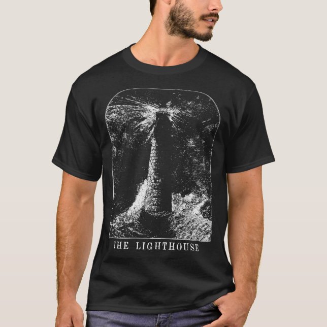 T-shirt Le phare rétro (Devant)