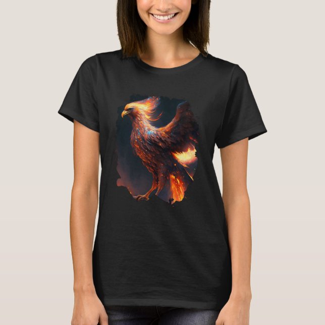 T-shirt Le phénix légendaire de l'immortalité (Devant)
