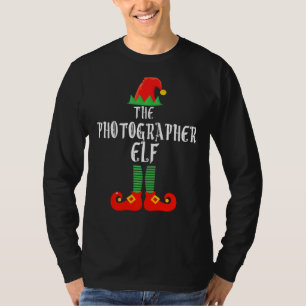 T-shirt Le photographe Elf Family Matching Group Christm