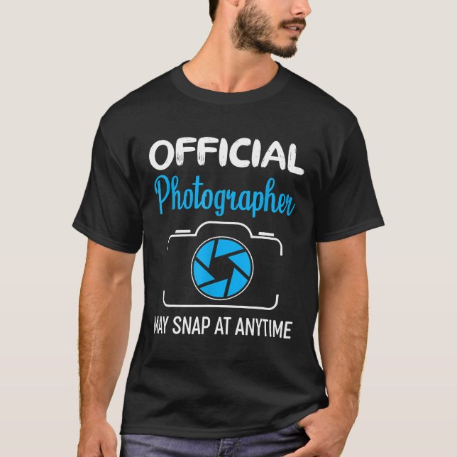 T-shirt Le Photographe Peut S'Attaquer À N'Importe Quel Mo (Devant)