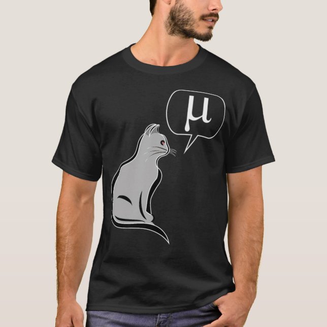 T-shirt Le physicien Cat reflète le Coefficient de frottem (Devant)