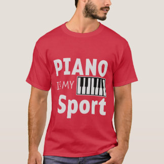 T-shirt Le piano est mon ami sportif