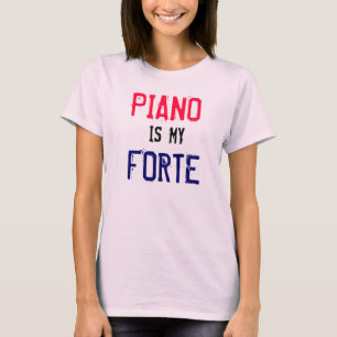 T-shirt Le piano est mon forte