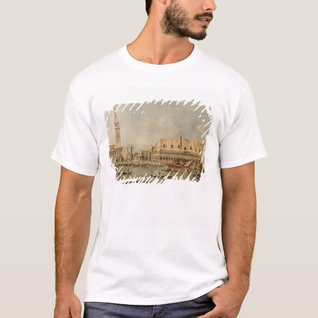 T-shirt Le Piazzetta et le Palazzo Ducale (Devant)