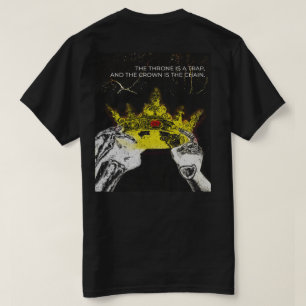 T-shirt Le Piège du Trône - Vintage Grunge Graphic Tee - M
