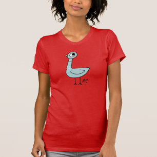 T-shirt Le Pigeon Classic Femmes's Slim Fit Red