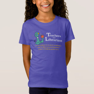 T-Shirt Le Pigeon Enseignants et Bibliothécaires Le pourpr