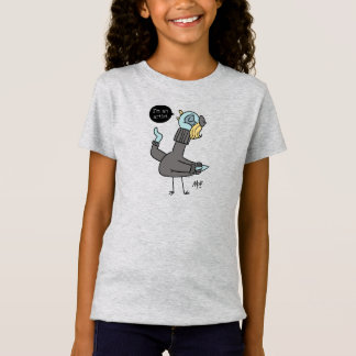T-Shirt Le Pigeon Je suis une artiste Filles Heather T-Shi