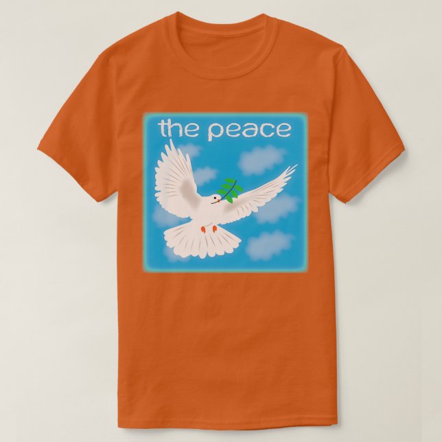 T-shirt le pigeon peace 1 (Design devant)